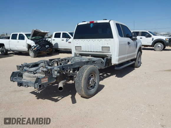 2022 Ford F-250 XL with VIN 1FT7X2B67NED41980, listed as a IAAI auction lot 41949068 with 198,485 mi miles and . Bid and sale history available at DreamBid. Image 4.