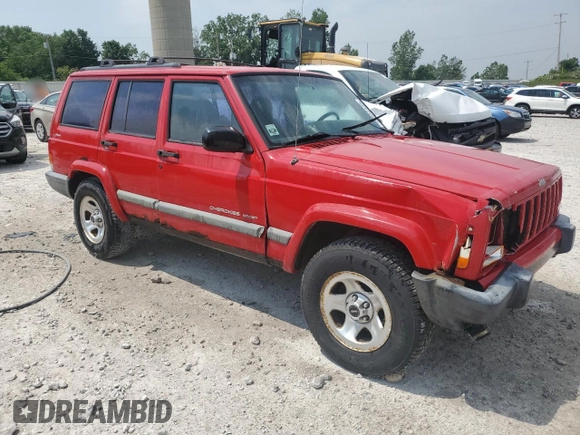 2000 Jeep Cherokee with VIN 1J4FF48S3YL257793, listed as a Copart auction lot 59932535 with 280,237 mi miles and Clean title. Bid and sale history available at DreamBid. Image 4.