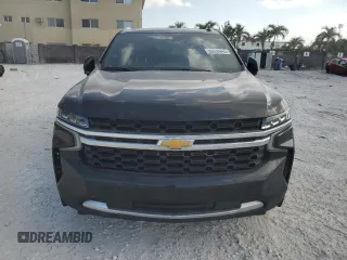 2021 Chevrolet Tahoe LS with VIN 1GNSCMKD4MR299752, listed as a Copart auction lot 50038445 with 69,349 mi miles and Salvage title. Bid and sale history available at DreamBid. Image 5.