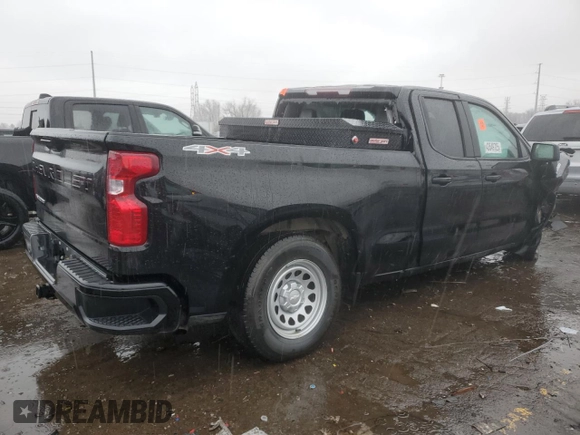 2024 Chevrolet Silverado 1500 Work Truck with VIN 1GCRDAEK0RZ198633, listed as a Copart auction lot 43549725 with Not Provided miles and Non Repairable. Bid and sale history available at DreamBid. Image 3.