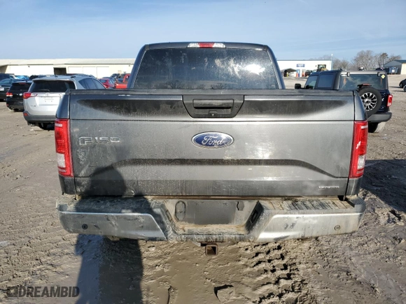 2016 Ford F-150 XLT with VIN 1FTEW1EF1GFD20720, listed as a Copart auction lot 45160935 with 185,825 mi miles and Salvage Title. Bid and sale history available at carsss.com. Image 6.