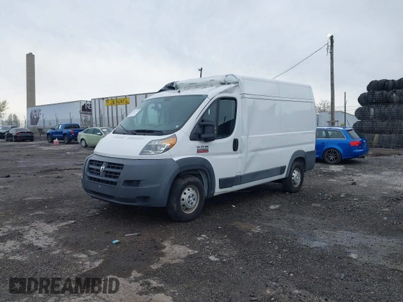 2014 Ram ProMaster Cargo with VIN 3C6TRVCG1EE107735, listed as a IAAI auction lot 41951259 with 91,067 mi miles and . Bid and sale history available at DreamBid. Image 2.