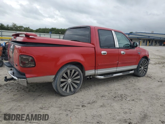 2003 Ford F-150 XLT with VIN 1FTRW07643KB48614, listed as a Copart auction lot 51895905 with 157,290 mi miles and Salvage Title. Bid and sale history available at carsss.com. Image 3.