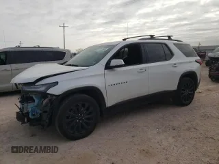 2023 Chevrolet Traverse RS with VIN 1GNERJKW4PJ261114, listed as a Copart auction lot 89275585 with 33,957 mi miles and Salvage Title. Bid and sale history available at carsss.com. Image 1.
