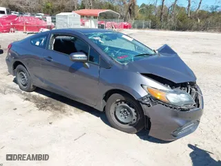 2015 Honda Civic Coupe LX with VIN 2HGFG3B5XFH509728, listed as a IAAI auction lot 41669745 with 96,465 mi miles. Bid and sale history available at carsss.com. Image 1.