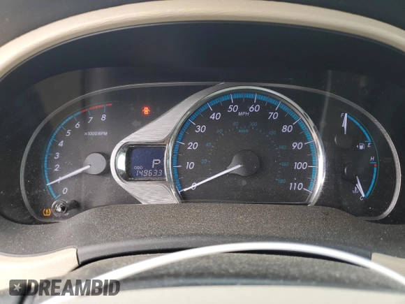2011 Toyota Sienna XLE AAS with VIN 5TDYK3DC8BS019513, listed as a Copart auction lot 54671575 with 149,633 mi miles and Salvage Title. Bid and sale history available at DreamBid. Image 9.