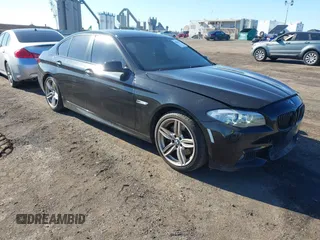 2013 BMW 5 Series 535i with VIN WBAFR7C58DC828041, listed as a IAAI auction lot 41825355 with 81,284 mi miles and . Bid and sale history available at carsss.com. Image 1.