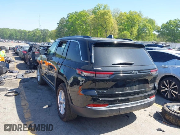 2023 Jeep Grand Cherokee Laredo with VIN 1C4RJHAG7P8910819, listed as a IAAI auction lot 42025847 with 30,368 mi miles and . Bid and sale history available at DreamBid. Image 3.