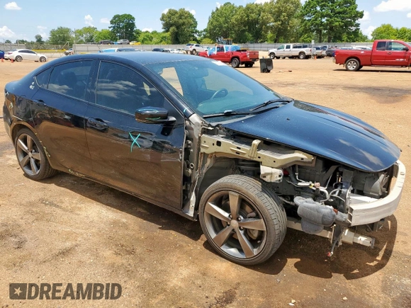 2014 Dodge Dart GT with VIN 1C3CDFEB0ED867143, listed as a Copart auction lot 63783045 with 118,103 mi miles and Salvage title. Bid and sale history available at DreamBid. Image 4.
