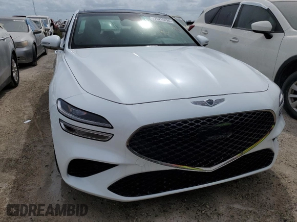 2023 Genesis G70 2.0T with VIN KMTG34TA7PU121730, listed as a Copart auction lot 75215424 with 937 mi miles and Non Repairable. Bid and sale history available at carsss.com. Image 5.