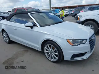 2015 Audi A3 1.8T Premium with VIN WAU6CLFF8F1121096, listed as a IAAI auction lot 42038667 with 178,994 mi miles. Bid and sale history available at carsss.com. Image 1.