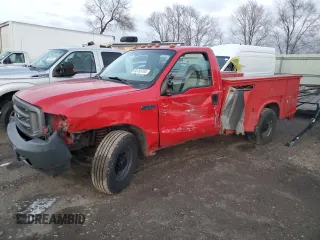 2003 Ford F-350 with VIN 1FDSF34L93ED85221, listed as a Copart auction lot 85703704 with 217,596 mi miles and Salvage title. Bid and sale history available at DreamBid. Image 1.
