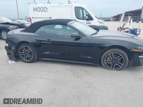 2023 Ford Mustang EcoBoost with VIN 1FATP8UH9P5103685, listed as a IAAI auction lot 42166827 with 49,204 mi miles. Bid and sale history available at carsss.com. Image 14.