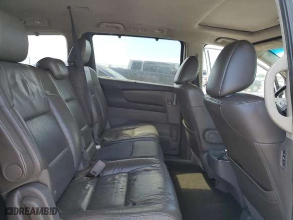 2012 Honda Odyssey EX-L with VIN 5FNRL5H69CB051748, listed as a Copart auction lot 46780975 with 170,289 mi miles and Salvage Title. Bid and sale history available at carsss.com. Image 11.