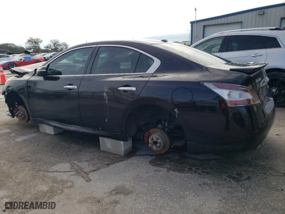 2014 Nissan Maxima 3.5 SV w/Sport Pkg with VIN 1N4AA5APXEC481560, listed as a Copart auction lot 38760004 with 135,701 mi miles and Salvage Title. Bid and sale history available at carsss.com. Image 2.