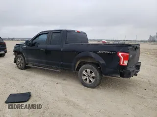 2016 Ford F-150 XL with VIN 1FTEX1C89GFB01148, listed as a Copart auction lot 41843375 with 109,875 mi miles and Salvage Title. Bid and sale history available at carsss.com. Image 2.