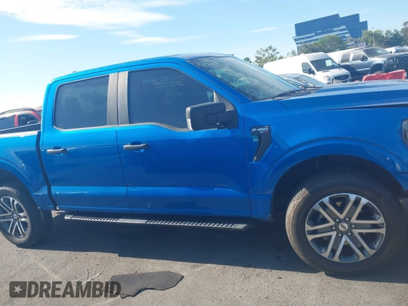 2021 Ford F-150 XL with VIN 1FTEW1EP7MFA55953, listed as a IAAI auction lot 42686431 with 38,873 mi miles and . Bid and sale history available at DreamBid. Image 13.