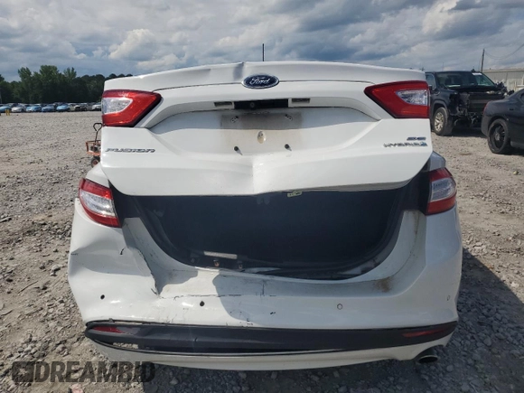 2016 Ford Fusion SE Hybrid with VIN 3FA6P0LU1GR388148, listed as a Copart auction lot 56956725 with 157,100 mi miles and Salvage title. Bid and sale history available at DreamBid. Image 6.
