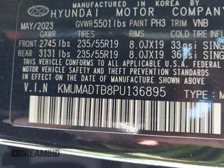 2023 Genesis GV70 2.5T z VIN KMUMADTB8PU136895, wystawiony jako IAAI lot #42162819 z przebiegiem 19 831 mil mil oraz . Historia ofert i sprzedaży dostępna na DreamBid. Obrazek 9.