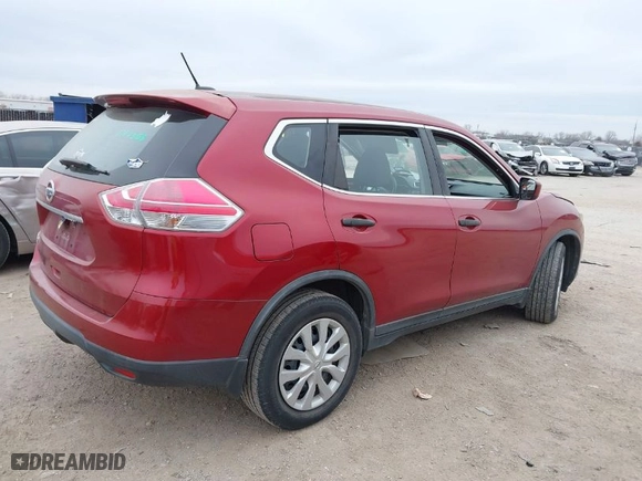 2016 Nissan Rogue SV with VIN KNMAT2MTXGP646420, listed as a IAAI auction lot 41635689 with 116,619 mi miles. Bid and sale history available at carsss.com. Image 4.