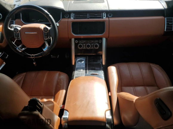 2016 Land Rover Range Rover with VIN SALGV3EF1GA285495, listed as a Copart auction lot 57957425 with 130,674 mi miles and Salvage title. Bid and sale history available at DreamBid. Image 8.