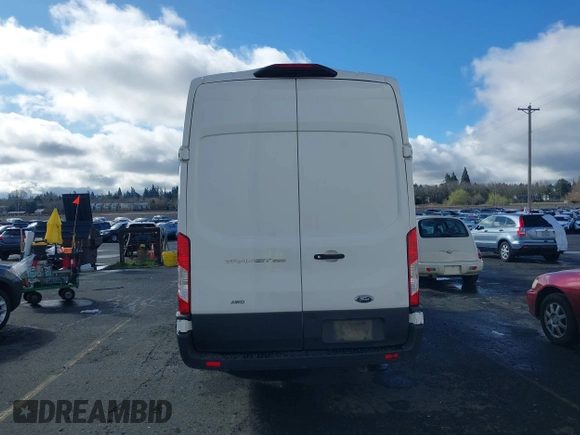 2023 Ford Transit Cargo with VIN 1FTBR3U88PKA07731, listed as a IAAI auction lot 41781986 with 37,044 mi miles and . Bid and sale history available at DreamBid. Image 16.
