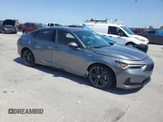 2023 Acura Integra Technology with VIN 19UDE4H6XPA018160, listed as a Copart auction lot 52121785 with 18,573 mi miles and Salvage title. Bid and sale history available at DreamBid. Image 4.
