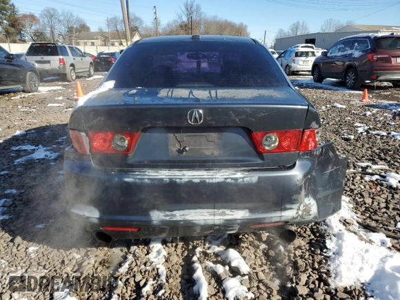 2006 Acura TSX Navi with VIN JH4CL95906C033408, listed as a Copart auction lot 86137534 with 193,291 mi miles and Salvage title. Bid and sale history available at DreamBid. Image 6.