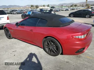 2019 Maserati GranTurismo Convertible Sport with VIN ZAM45VMA1K0314404, listed as a Copart auction lot 84752374 with 36,438 mi miles and Salvage Title. Bid and sale history available at carsss.com. Image 2.