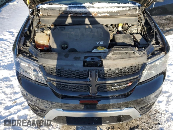 2016 Dodge Journey Crossroad Plus with VIN 3C4PDDGG5GT221507, listed as a Copart auction lot 89279735 with 89,808 mi miles and Salvage title. Bid and sale history available at DreamBid. Image 12.
