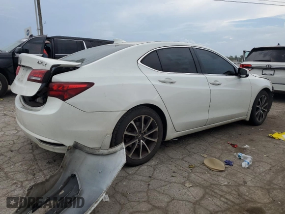 2016 Acura TLX V6 Tech with VIN 19UUB2F58GA004992, listed as a Copart auction lot 69619514 with 0 mi miles and Salvage Title. Bid and sale history available at carsss.com. Image 3.