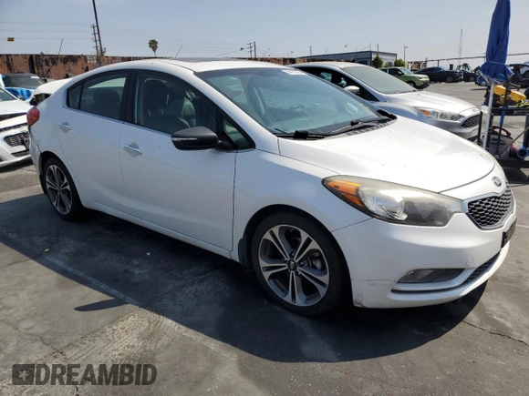 2015 Kia Forte EX with VIN KNAFZ4A88F5336886, listed as a Copart auction lot 54187295 with 106,653 mi miles and Salvage Title. Bid and sale history available at carsss.com. Image 4.