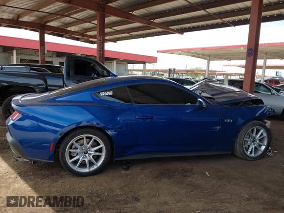 2024 Ford Mustang GT with VIN 1FA6P8CF8R5416890, listed as a IAAI auction lot 42382113 with 13,453 mi miles and . Bid and sale history available at DreamBid. Image 13.