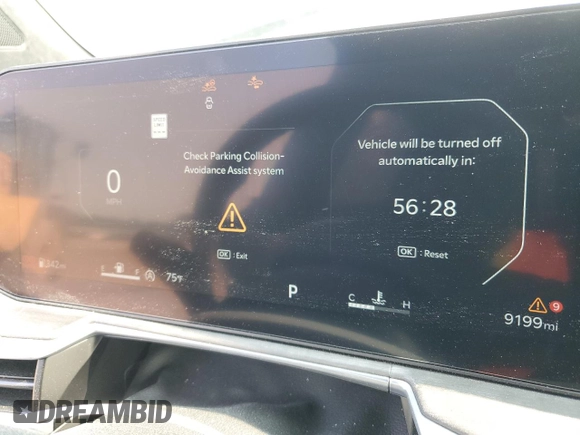 2024 Kia Sorento X-Line SX Prestige z VIN 5XYRKDJF2RG301291, wystawiony jako Copart lot #58552365 z przebiegiem 9 199 mil mil oraz Szkoda całkowita • Salvage title. Historia ofert i sprzedaży dostępna na DreamBid. Obrazek 9.