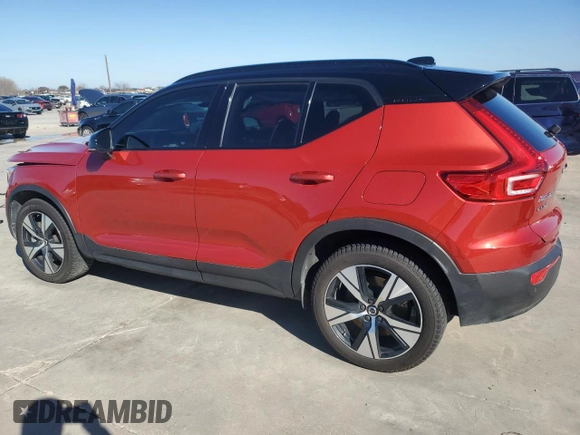 2022 Volvo XC40 Twin Plus z VIN YV4ED3URXN2691650, wystawiony jako Copart lot #43424765 z przebiegiem 47 573 mil mil oraz Szkoda całkowita • Salvage title. Historia ofert i sprzedaży dostępna na DreamBid. Obrazek 2.