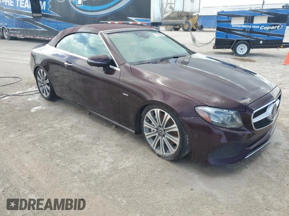 2018 Mercedes-Benz E-Class E 400 with VIN WDD1K6FB8JF023038, listed as a Copart auction lot 74779064 with 0 mi miles and Salvage Title. Bid and sale history available at carsss.com. Image 4.