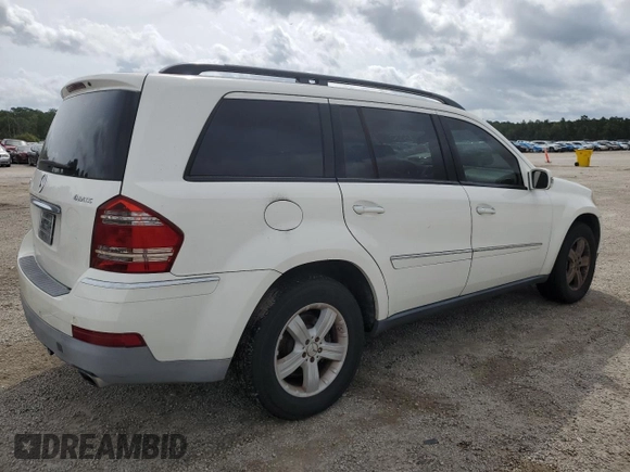 2007 Mercedes-Benz GL-Class with VIN 4JGBF71E67A202903, listed as a Copart auction lot 72782924 with 248,441 mi miles and Salvage Title. Bid and sale history available at carsss.com. Image 3.