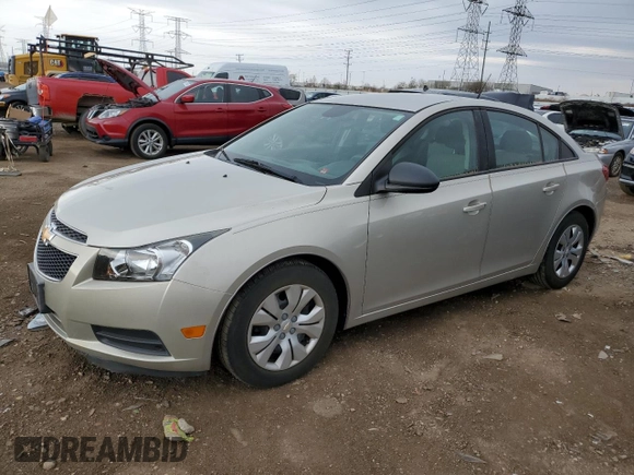 2014 Chevrolet Cruze LS with VIN 1G1PA5SH6E7208998, listed as a Copart auction lot 53828945 with 94,630 mi miles and Clean Title. Bid and sale history available at carsss.com. Image 1.