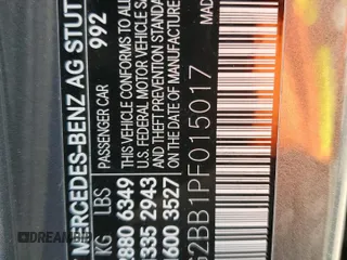 2023 Mercedes-Benz EQE 350+ z VIN W1KEG2BB1PF015017, wystawiony jako Copart lot #81101714 z przebiegiem 8 119 mil mil oraz Szkoda całkowita • Salvage title. Historia ofert i sprzedaży dostępna na DreamBid. Obrazek 14.
