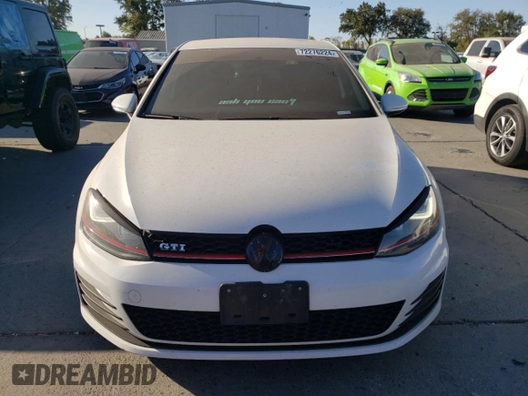 2015 Volkswagen GTI Autobahn with VIN 3VW4T7AU8FM092514, listed as a Copart auction lot 72276224 with 131,821 mi miles and Salvage Title. Bid and sale history available at DreamBid. Image 5.