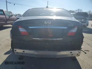 2014 Infiniti M37 with VIN JN1BY1AP2EM260101, listed as a Copart auction lot 82751744 with 142,099 mi miles and Salvage Title. Bid and sale history available at carsss.com. Image 6.