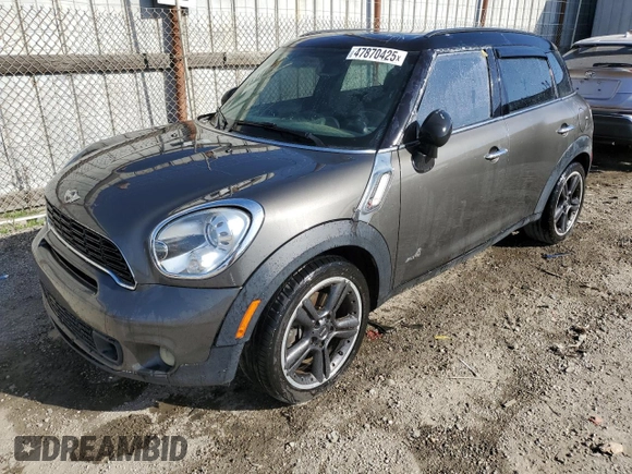 2011 MINI Countryman S with VIN WMWZC5C59BWL54731, listed as a Copart auction lot 47870425 with 115,287 mi miles and Clean Title. Bid and sale history available at DreamBid. Image 1.