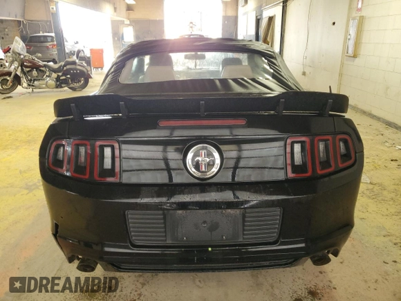 2014 Ford Mustang V6 with VIN 1ZVBP8EM7E5262247, listed as a Copart auction lot 47627165 with 138,341 mi miles and Clean Title. Bid and sale history available at carsss.com. Image 6.