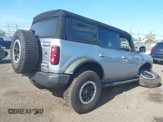 2024 Ford Bronco Outer Banks with VIN 1FMDE8BH9RLA87599, listed as a IAAI auction lot 42140524 with 2,606 mi miles and . Bid and sale history available at DreamBid. Image 4.