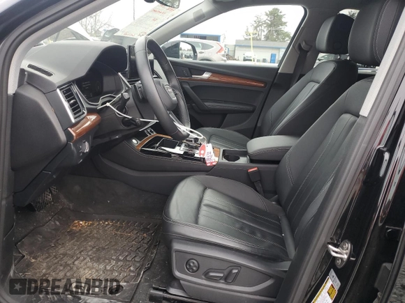 2023 Audi Q5 S line Premium Plus with VIN WA1EAAFY8P2146208, listed as a Copart auction lot 43449345 with 34,444 mi miles and Salvage Title. Bid and sale history available at carsss.com. Image 7.