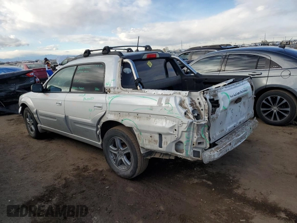 2005 Subaru Baja Turbo z VIN 4S4BT63C956105788, wystawiony jako Copart lot #88588005 z przebiegiem 81 748 mil mil oraz Szkody całkowita. Historia ofert i sprzedaży dostępna na DreamBid. Obrazek 2.