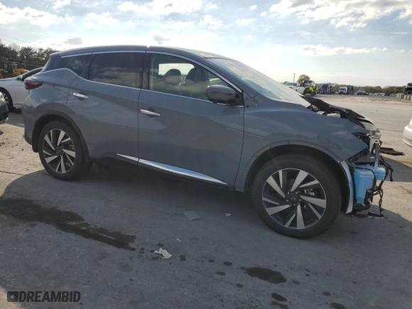 2024 Nissan Murano SL with VIN 5N1AZ2CJ7RC112702, listed as a Copart auction lot 74517844 with 8,948 mi miles and Salvage Title. Bid and sale history available at carsss.com. Image 4.