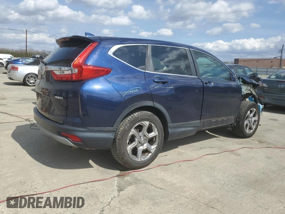 2017 Honda CR-V EX-L with VIN 2HKRW2H8XHH688292, listed as a Copart auction lot 50785045 with 66,169 mi miles and Salvage Title. Bid and sale history available at carsss.com. Image 3.
