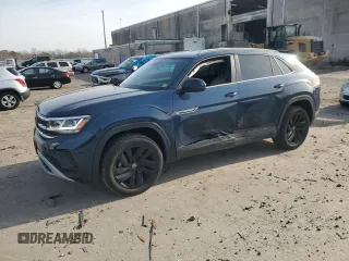 2021 Volkswagen Atlas SE with VIN 1V2WC2CA0MC240153, listed as a Copart auction lot 84801774 with 35,184 mi miles and Salvage title. Bid and sale history available at DreamBid. Image 1.