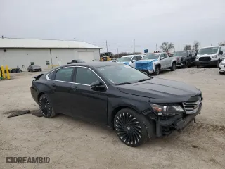 2015 Chevrolet Impala LT with VIN 2G1115SL6F9253806, listed as a Copart auction lot 52025855 with 136,910 mi miles and Salvage Title. Bid and sale history available at carsss.com. Image 4.